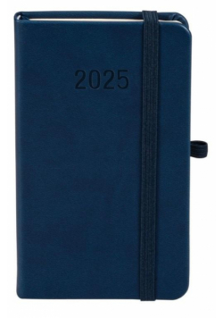 Kalendarz 2025 B6 Memofix TDW granatowy