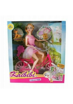 Lalka Przejażdżka rowerowa z pupilem