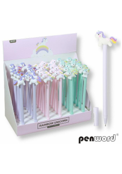 Długopis rainbow unicorn (36szt)