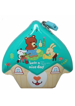Skarbonka domek zielony