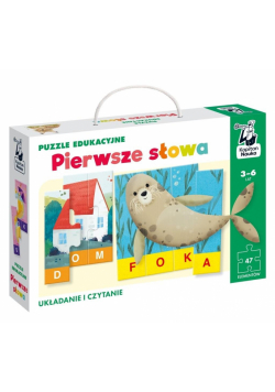 Kapitan Nauka. Puzzle edukacyjne Pierwsze słowa