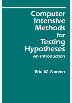 Computer-Intensive Meth For Test Hypothe