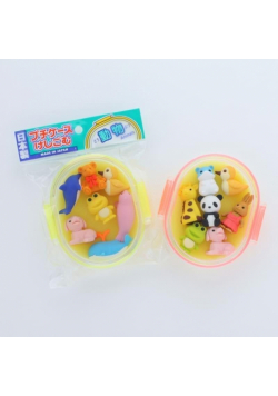 Zestaw gumki do ścierania puzzle Animals 7szt