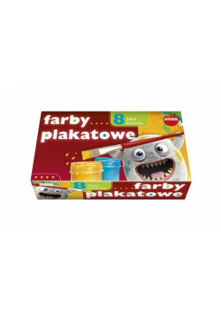 Farby plakatowe Mona 8 kolorów