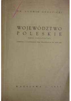 Województwo Poleskie. 1935 r.