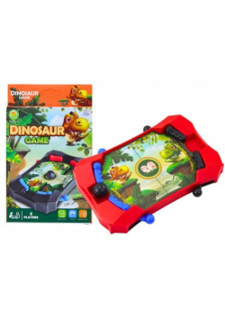 Mini gra zręcznościowa dinozaur piłka czerwona