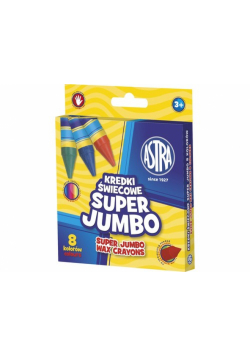 Kredki świecowe Super Jumbo 8 kolorów