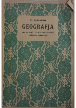 Geografja, 1930r.