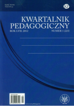 Kwartalnik Pedagogiczny nr 1 2012