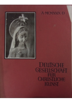Deutsche gesellschaft für christliche kunst 1929