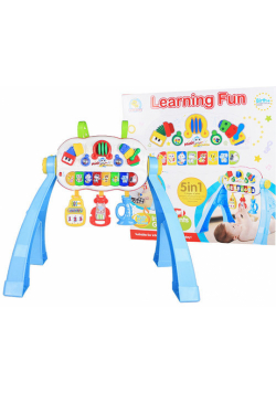 Panel Edukacyjny Stojak z Grzechotkami Stolik 5w1