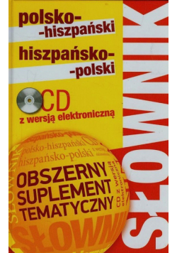 Słownik polsko-hiszpański hiszpańsko-polski + CD