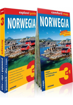 Norwegia Przewodnik atlas mapa