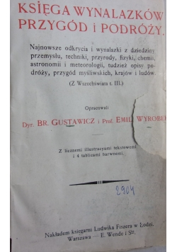 Księga Wynalazków przygód i podróży ,ok.1912r.