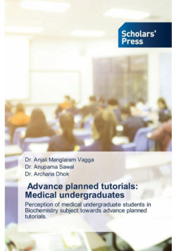 Advance planned tutorials