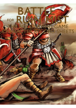Battle for Ruin Mist Record Sheets for The Roleplaying Game