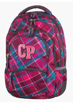 Plecak młodzieżowy CoolPack College Cranberry Check 27L