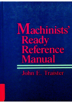 Machinist  Ready Reference Manual