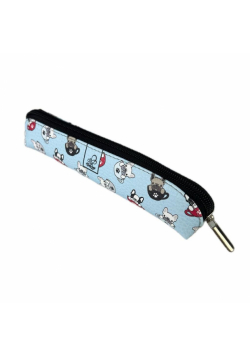 Piórnik mini Buldogi blue