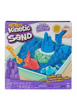 Kinetic Sand - Zestaw Piaskownica niebieski