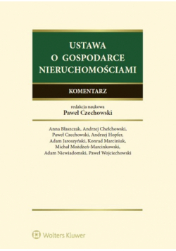 Ustawa o gospodarce nieruchomościami. Komentarz