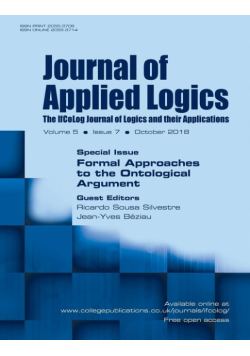 Journal of Applied Logics-IfCoLog Journal of Logics and their Applications.   Volume 5, number 7. Special issue