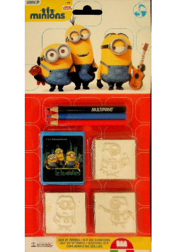 Pieczątki Minionki 3 sztuki
