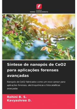 Síntese de nanopós de CeO2 para aplicações forenses avançadas