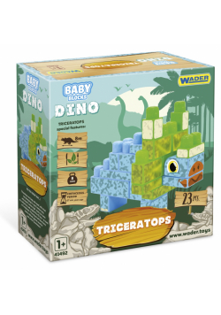 Klocki Dino Baby Blocks triceratops  41494