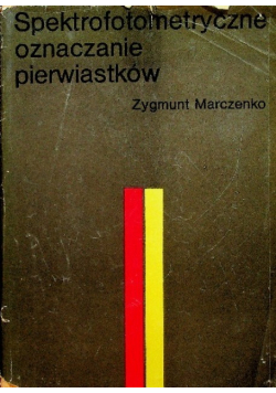 Spektrofotometryczne oznaczania pierwiastków