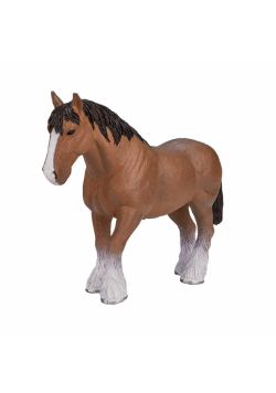 Figurka Koń Szkocki Clydesdale Gniady