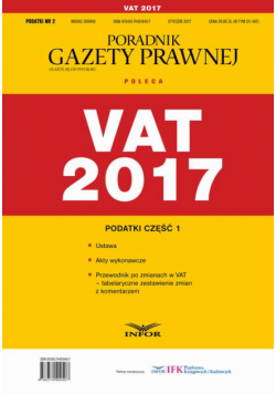 Podatki cz.1 VAT 2017