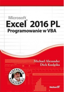 Excel 2016 PL Programowanie w VBA