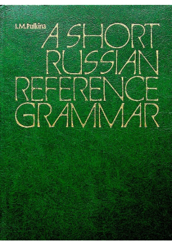 A short russian reference grammar