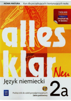 Alles klar Neu 2A Podręcznik z ćwiczeniami Zakres podstawowy + CD