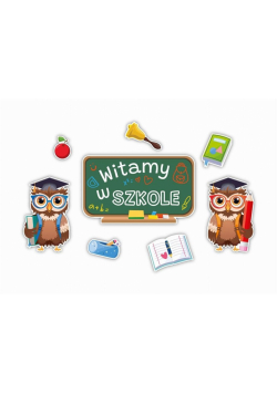 Dekoracje szkolne - Witamy w szkole 8szt