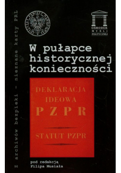 W pułapce historycznej konieczności t.20