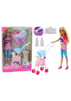 Lalka Anlily z Pieskiem