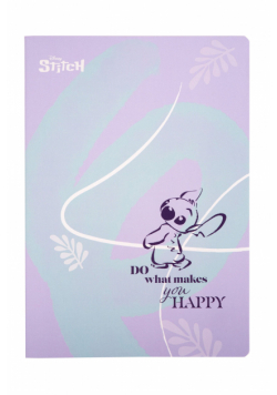 Paczka Zeszyt A4 60 k. kratka Disney Fashion wzór 2 Stitch 6  szt.