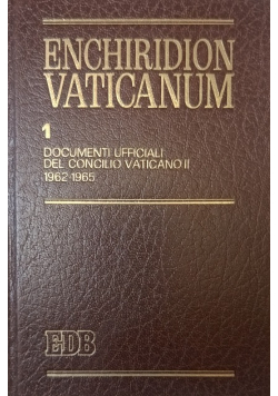 Enchiridion Vaticanum Documenti ufficiali del Concilio Vaticano II Tom 1