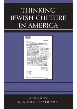 Thinking Jewish Culture in America