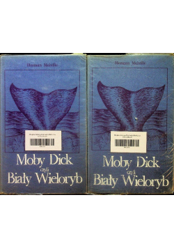 Moby dick czyli Biały Wieloryb tom 1 i 2