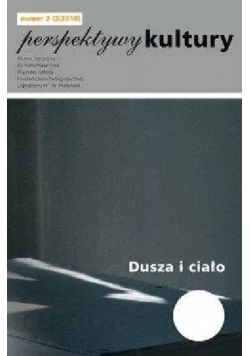 Perspektywy kultury Nr 3