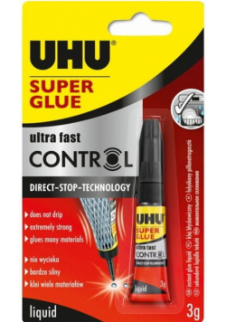 Klej UHU Super Glue Control 3g