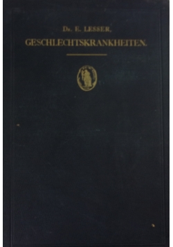 Geschlechtskrankheiten ,1893r.