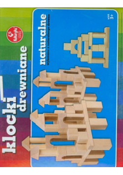 Klocki drewniane naturalne