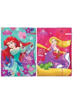 Teczka z gumką A4 Princess mix wzorów