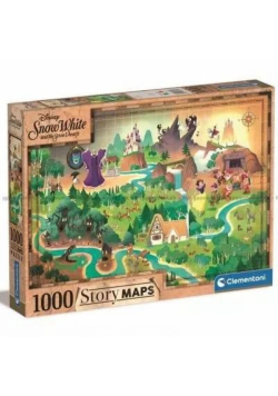 Puzzle 1000 Story Maps Śnieżka
