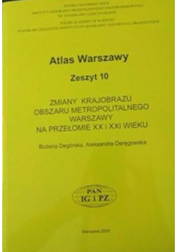 Atlas Warszawy Zeszyt 10