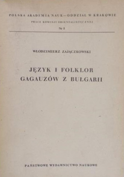 Język i folklor gagauzów z Bułgarii